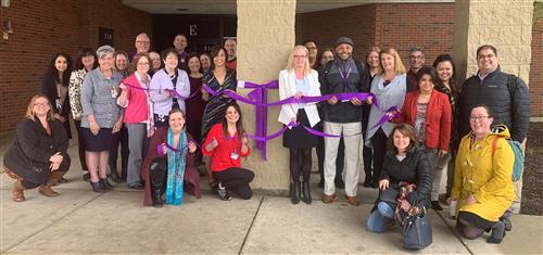 Resiliency Teams with purple ribbon 